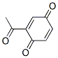 Structure of 2-Acetyl-1,4-benzoquinone