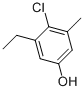 Structure of 4-CHLORO-3-ETHYL-5-METHYLPHENOL