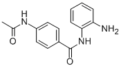 4-乙酰氨基-N-(2-氨基苯基)-苯甲酰胺结构式