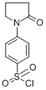 Structure of 4-(2-OXO-PYRROLIDIN-1-YL)-BENZENESULFONYL CHLORIDE
