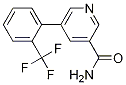 5-(2-(trifluoromethyl)phenyl)pyridine-3-carboxamide结构式
