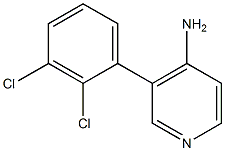 3-(2,3-二氯苯基)吡啶-4-胺结构式