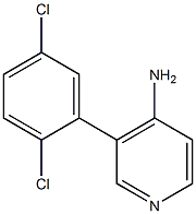 Structure of 3-(2,5-dichlorophenyl)pyridin-4-aMine