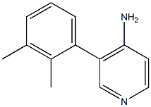 Structure of 3-(2,3-diMethylphenyl)pyridin-4-aMine