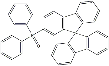 Chemical structure of SPPO1 , 9,9-spirobifluoren-2-yl-diphenyl-phosphine oxide
