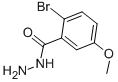 Structure of 2-BROMO-5-METHOXYBENZENE-1-CARBOHYDRAZIDE