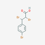 Structure of 2,3-DIBROMO-2-(4-BROMOPHENYL)PROPIONIC ACID