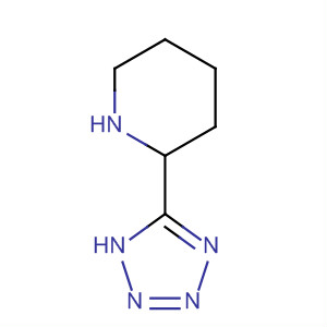 Structure of Piperidine, 2-(1H-tetrazol-5-yl)-
