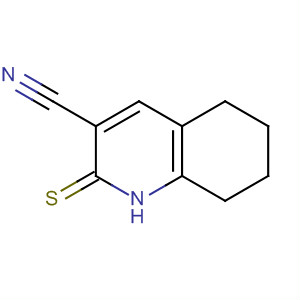 3-Quinolinecarbonitrile, 1,2,5,6,7,8-hexahydro-2-thioxo-结构式