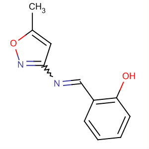Structure of Phenol, 2-[[(5-methyl-3-isoxazolyl)imino]methyl]-