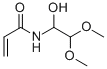 Structure of N-(1-HYDROXY-2,2-DIMETHOXYETHYL)ACRYL-AMIDE, 50 WT. % SOLUTION IN WATER