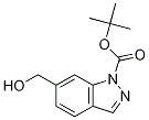 tert-butyl 6-(hydroxyMethyl)-1H-indazol-1-carboxylate结构式