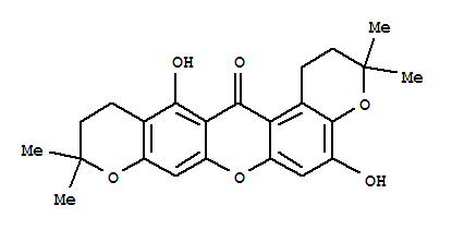 BR-氧杂蒽酮 A结构式