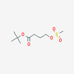 Structure of 3-(tert-butoxycarbonyl)propyl methanesulfonate