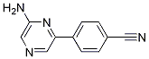 Structure of 4-(6-aminopyrazin-2-yl)benzonitrile