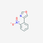 4-(2-Nitrophenyl)oxazole结构式