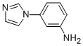 Structure of Benzenamine, 3-(1H-imidazol-1-yl)-