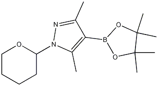 Structure of 1-(THP)-3,5-Dimethylpyrazole-4-boronic acid, pinacol ester