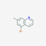 Structure of 5-Bromo-7-methylquinoline