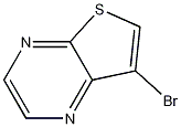 7-溴噻吩并[2,3-B]吡嗪结构式