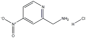 Structure of (4-Nitro-pyridin-2-yl)-methylamine hydrochloride