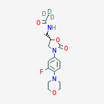 Structure of LINEZOLID-D3