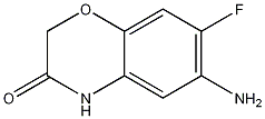 Structure of 7-Fluoro-6-amino-2H-1,4-benzoxazin-3(4H)-one