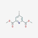 4-iodo-2,6-pyridinedicarboxylic acid dimethyl ester结构式