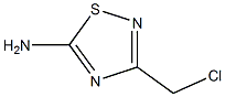 Structure of 1,2,4-Thiadiazol-5-amine, 3-(chloromethyl)-