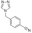 Structure of 4-(4-CYANOBENZYL)-1,2,4-TRIAZOLE