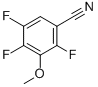 Structure of 3-METHOXY-2,4,5-TRIFLUOROBENZONITRILE