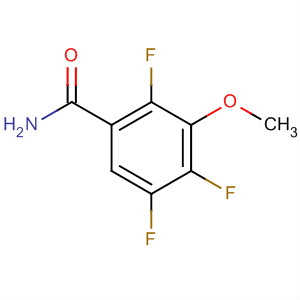 Structure of Benzamide, 2,4,5-trifluoro-3-methoxy-