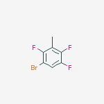 1-Bromo-2,4,5-trifluoro-3-methylbenzene结构式