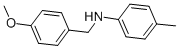 Structure of Benzenemethanamine, 4-methoxy-N-(4-methylphenyl)-