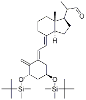 Structure of (1S,3R,5E,7E)-1,3-Bis-[(tert-butyldiMethylsilyl)oxy]-9,10-secopregna-5,7,10-triene-20-carboxaldehyde