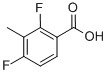 Structure of 2,4-DIFLUORO-3-METHYLBENZOIC ACID