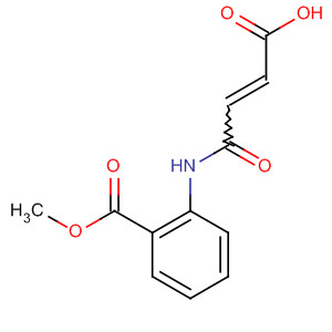 Structure of Benzoic acid, 2-[(3-carboxy-1-oxo-2-propenyl)amino]-, 1-methyl ester,(Z)-
