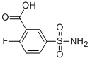 Structure of 2-Fluoro-5-sulfamoyl-benzoic acid