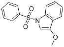 Structure of 1-(benzenesulfonyl)-3-methoxyindole