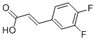 Structure of trans-3,4-Difluorocinnamic acid