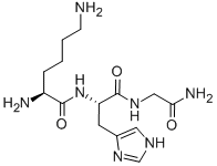 Structure of Lys-His-Gly-NH2