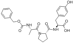 Structure of Z-ALA-PRO-TYR-OH