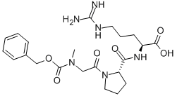 Structure of Z-SAR-PRO-ARG-OH