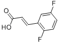 Structure of trans-2,5-Difluorocinnamic acid