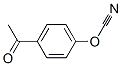 CYANIC ACID 4-ACETYLPHENYL ESTER结构式