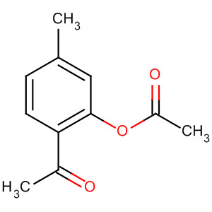Structure of Ethanone, 1-[2-(acetyloxy)-4-methylphenyl]-