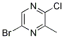 Chemical structure of 5-broMo-2-chloro-3-Methylpyrazine