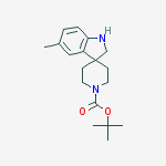 Structure of tert-Butyl 5-methylspiro[indoline-3,4'-piperidine]-1'-carboxylate