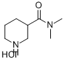 N,N-二甲基哌啶-3-甲酰胺盐酸盐结构式
