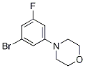 3-Fluoro-5-morpholino-1-bromobenzene结构式